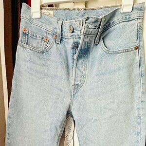 Levi's 501 Light Blue Button Fly Jeans